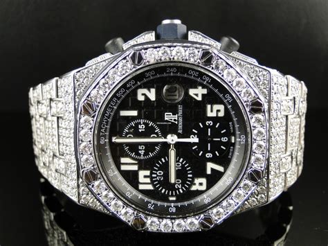 replica iced out audemars piguet|audemars piguet iced out skeleton.